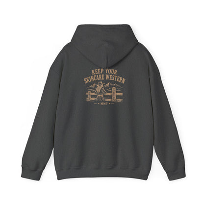 Western Skincare Hoodie — "Keep Your Skincare Western" Graphic Pullover