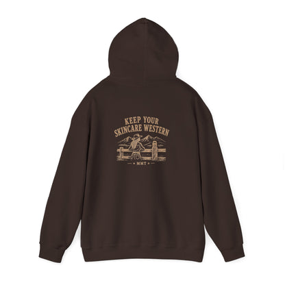 Western Skincare Hoodie — "Keep Your Skincare Western" Graphic Pullover