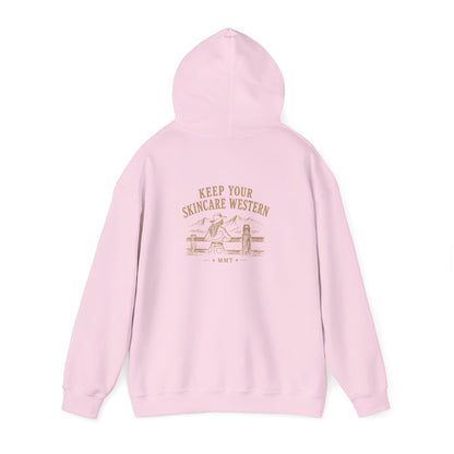 Western Skincare Hoodie — "Keep Your Skincare Western" Graphic Pullover