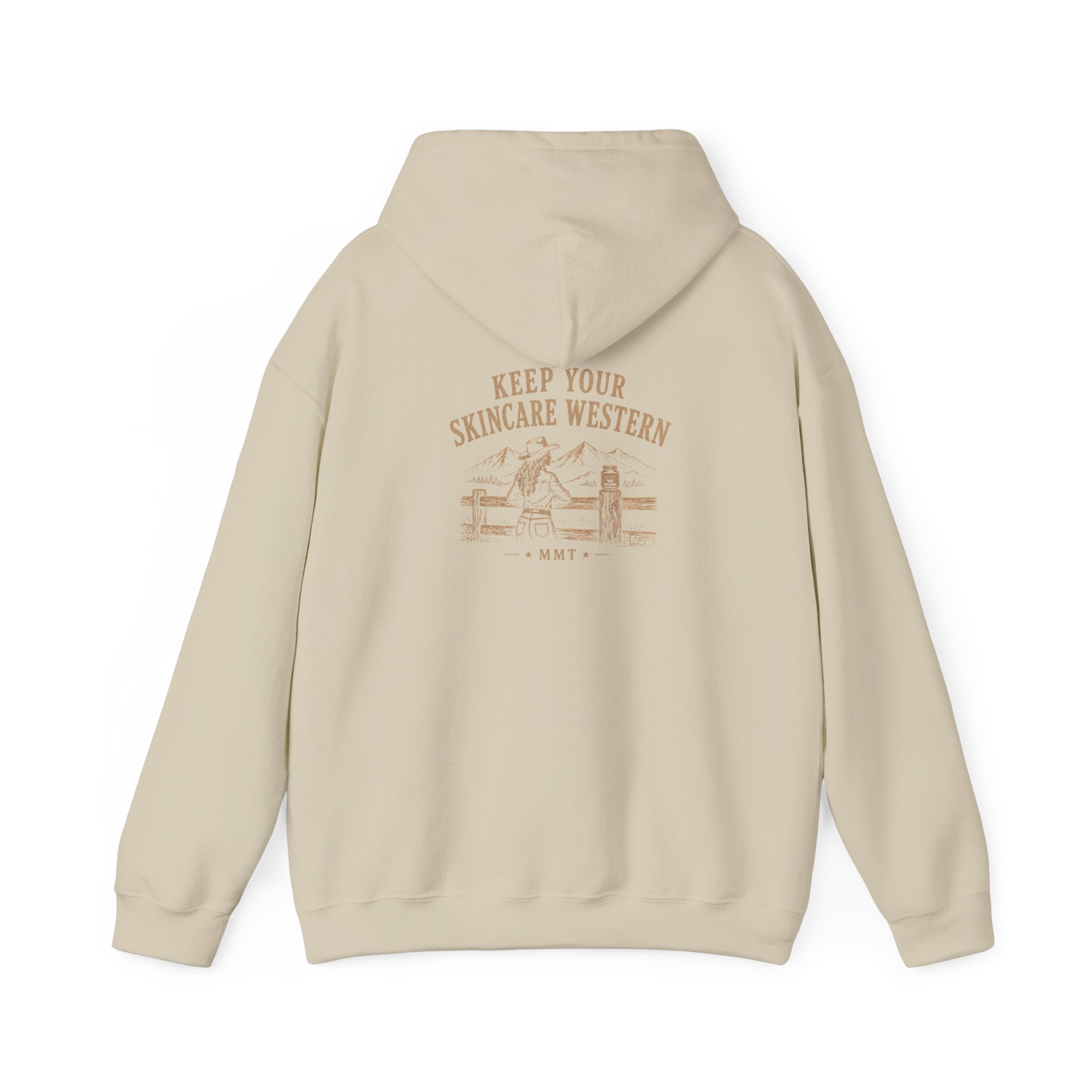 Western Skincare Hoodie — "Keep Your Skincare Western" Graphic Pullover