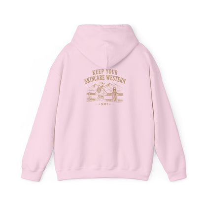 Western Skincare Hoodie — "Keep Your Skincare Western" Graphic Pullover