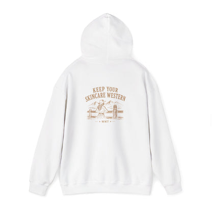 Western Skincare Hoodie — "Keep Your Skincare Western" Graphic Pullover