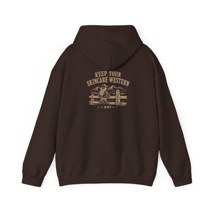 Western Skincare Hoodie — "Keep Your Skincare Western" Graphic Pullover