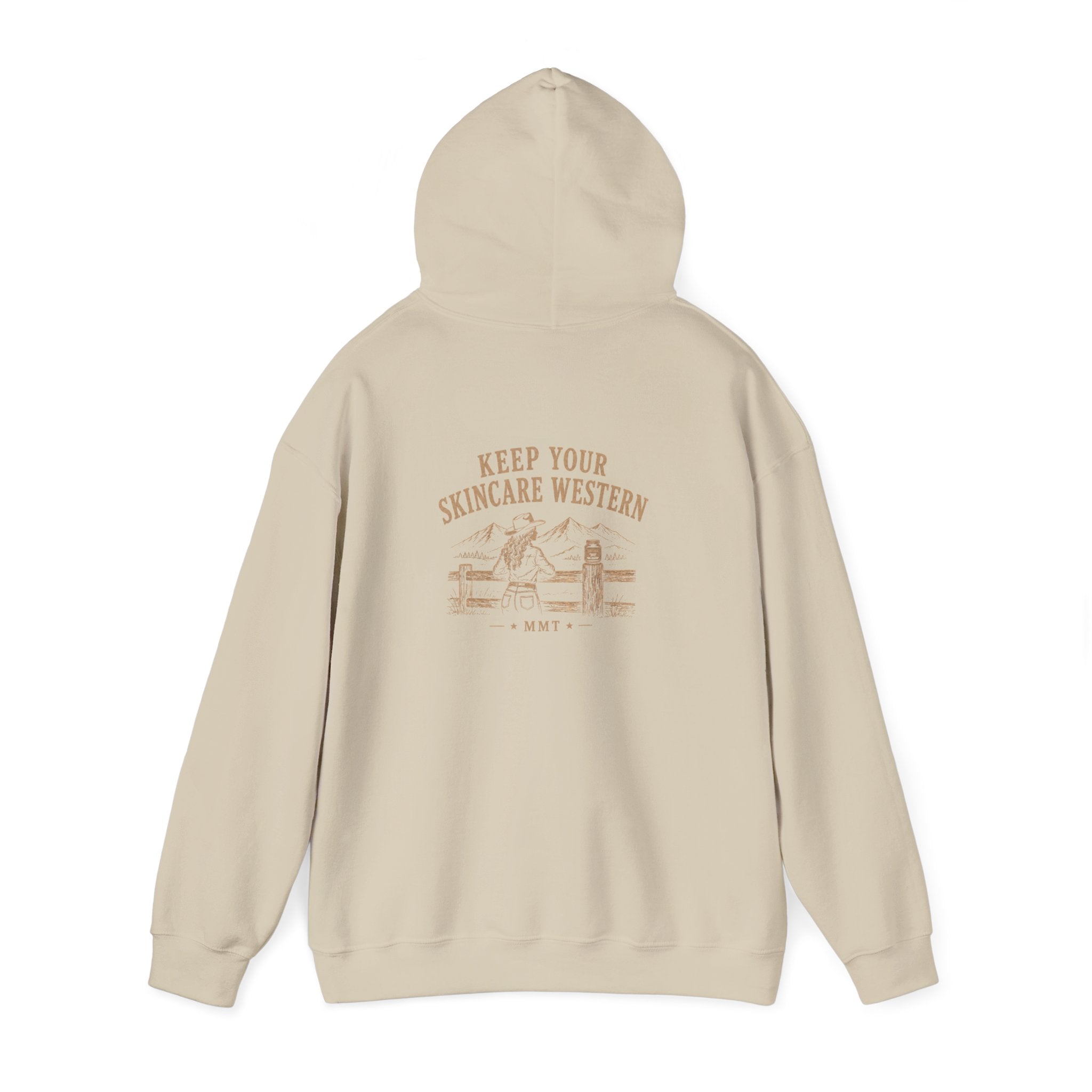 Western Skincare Hoodie — "Keep Your Skincare Western" Graphic Pullover