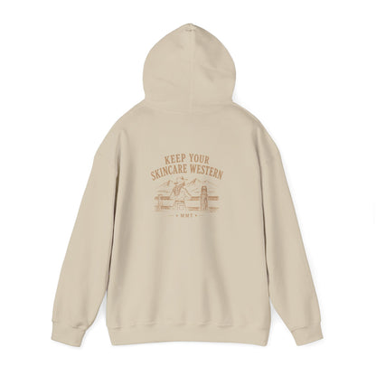Western Skincare Hoodie — "Keep Your Skincare Western" Graphic Pullover