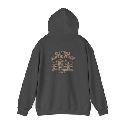 Western Skincare Hoodie — "Keep Your Skincare Western" Graphic Pullover