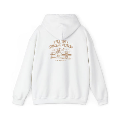 Western Skincare Hoodie — "Keep Your Skincare Western" Graphic Pullover
