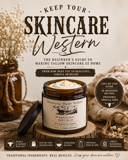 Keep Your Skincare Western™ | Beginner’s Guide to Making Tallow Skincare