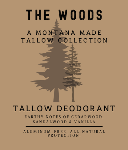 "The Woods" Natural Deodorant