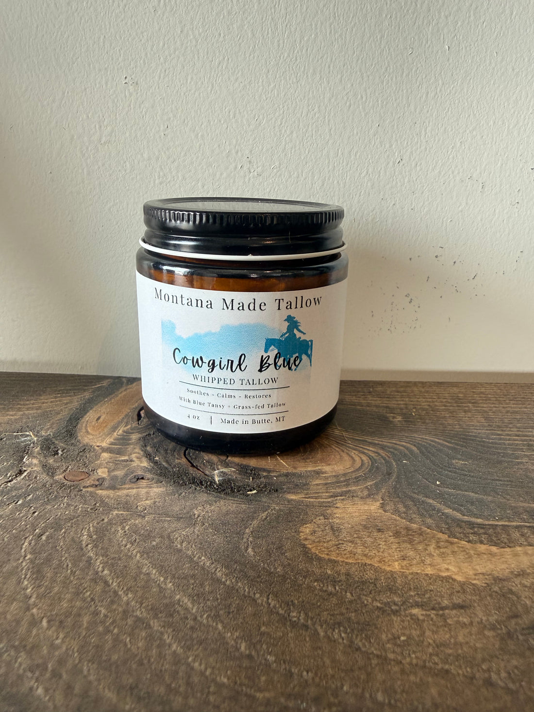 *Cowgirl Blue - Blue Tansy Whipped Tallow: Give Stressed Skin a Chance to Breathe