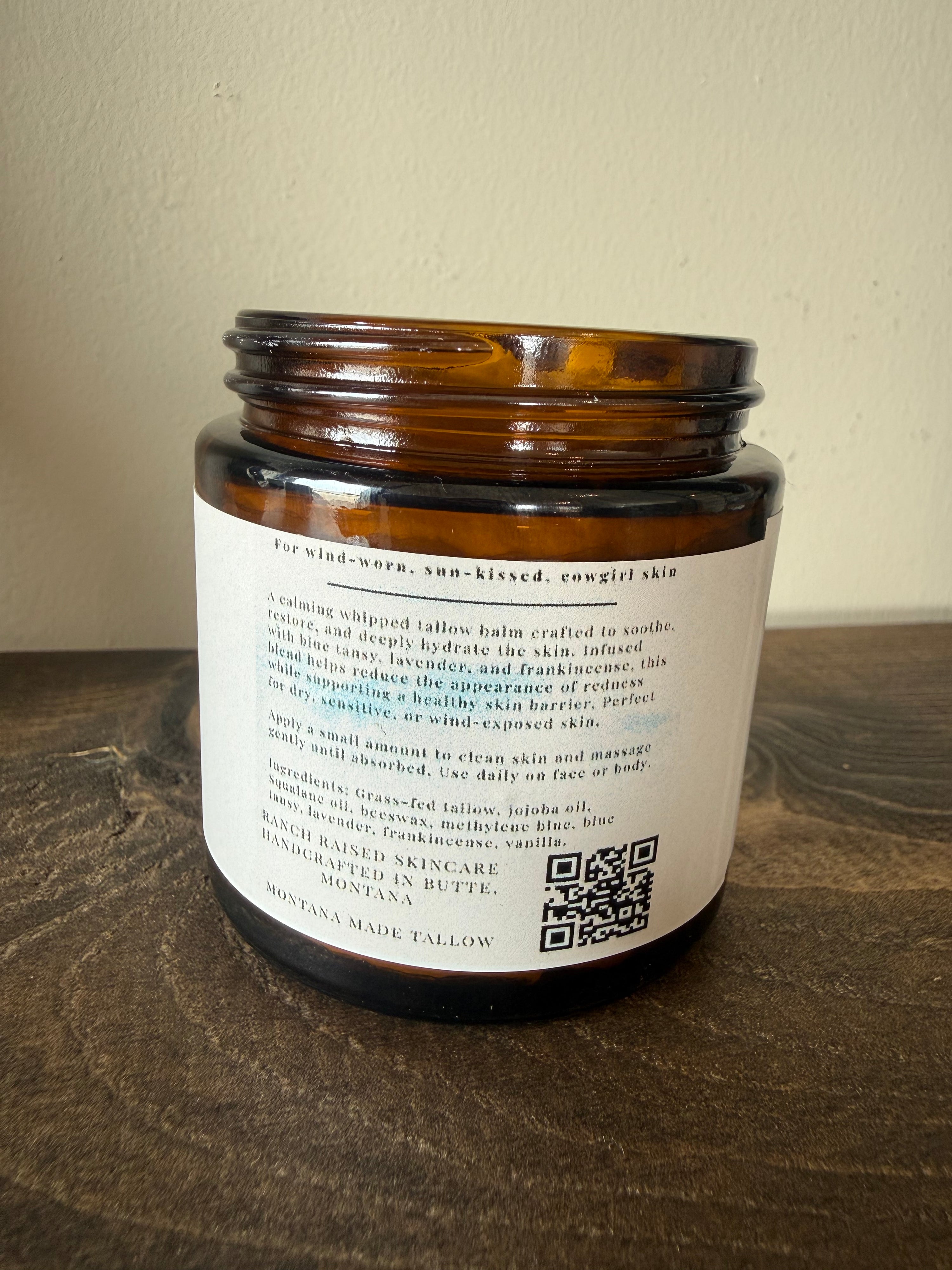 *Cowgirl Blue - Blue Tansy Whipped Tallow: Give Stressed Skin a Chance to Breathe