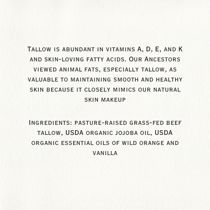 Wild Orange Whipped Tallow